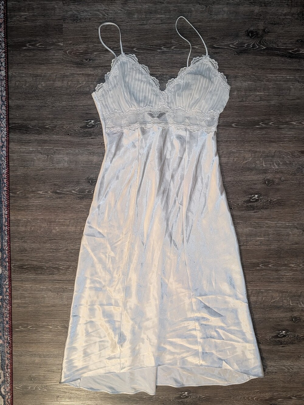 White Maxi Lace Slip Dress